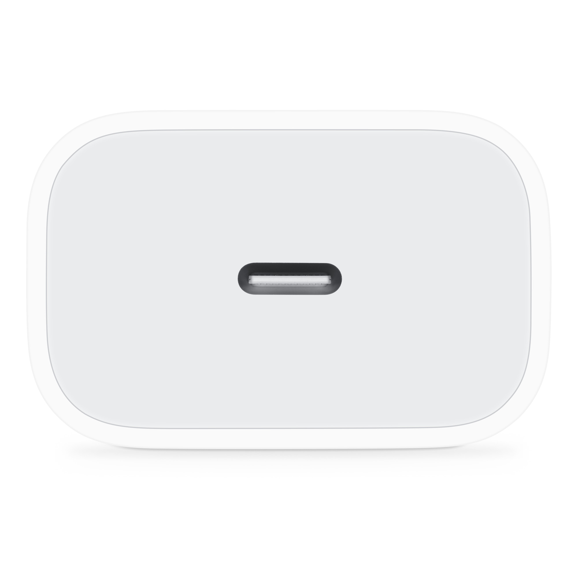電源アダプタのUSB-C端子面。ケーブルは別売り(画像:Apple)