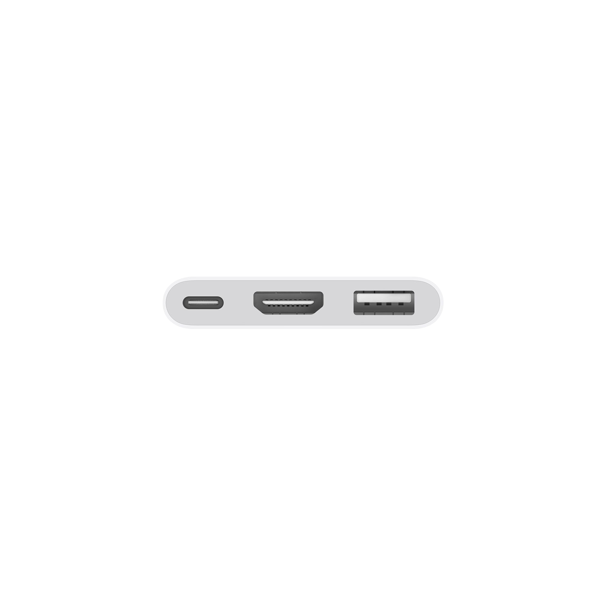 接続口の正面。左からUSB-C、HDMI、標準USB（USB-A）（画像：Apple）