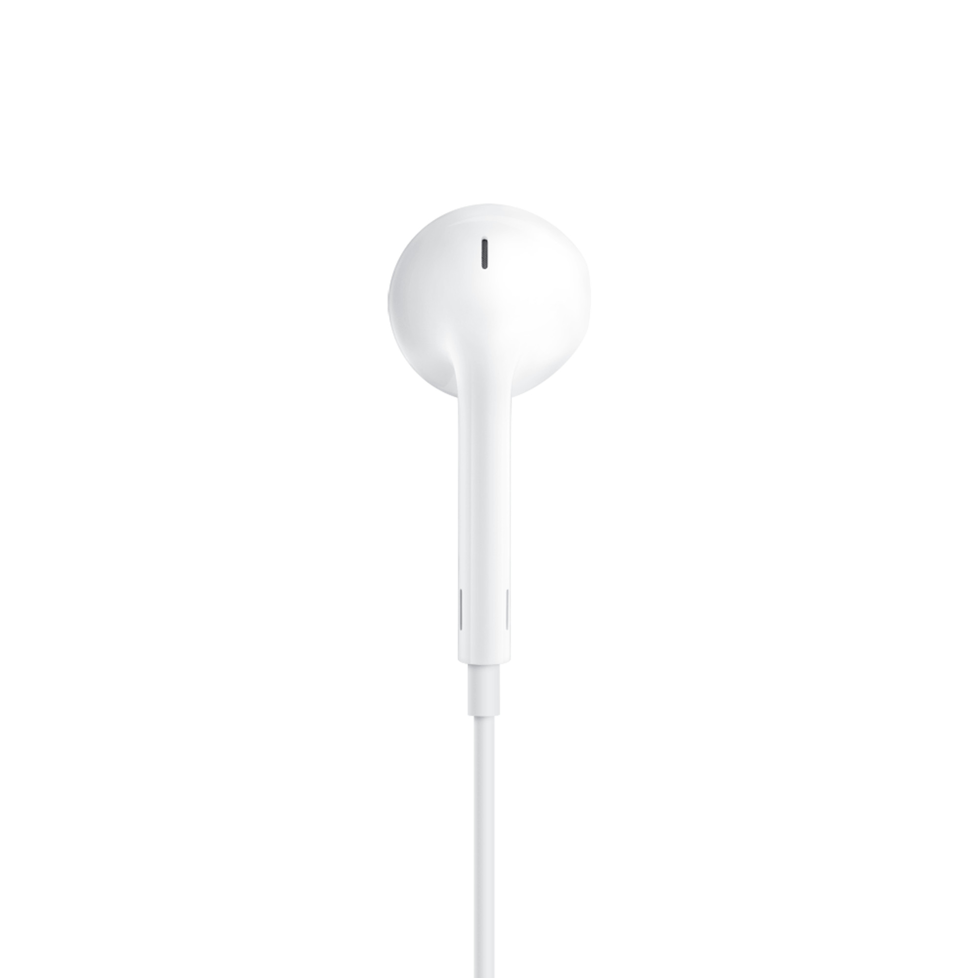 イヤーバッドの背面とケーブルにつながる軸（画像：Apple）