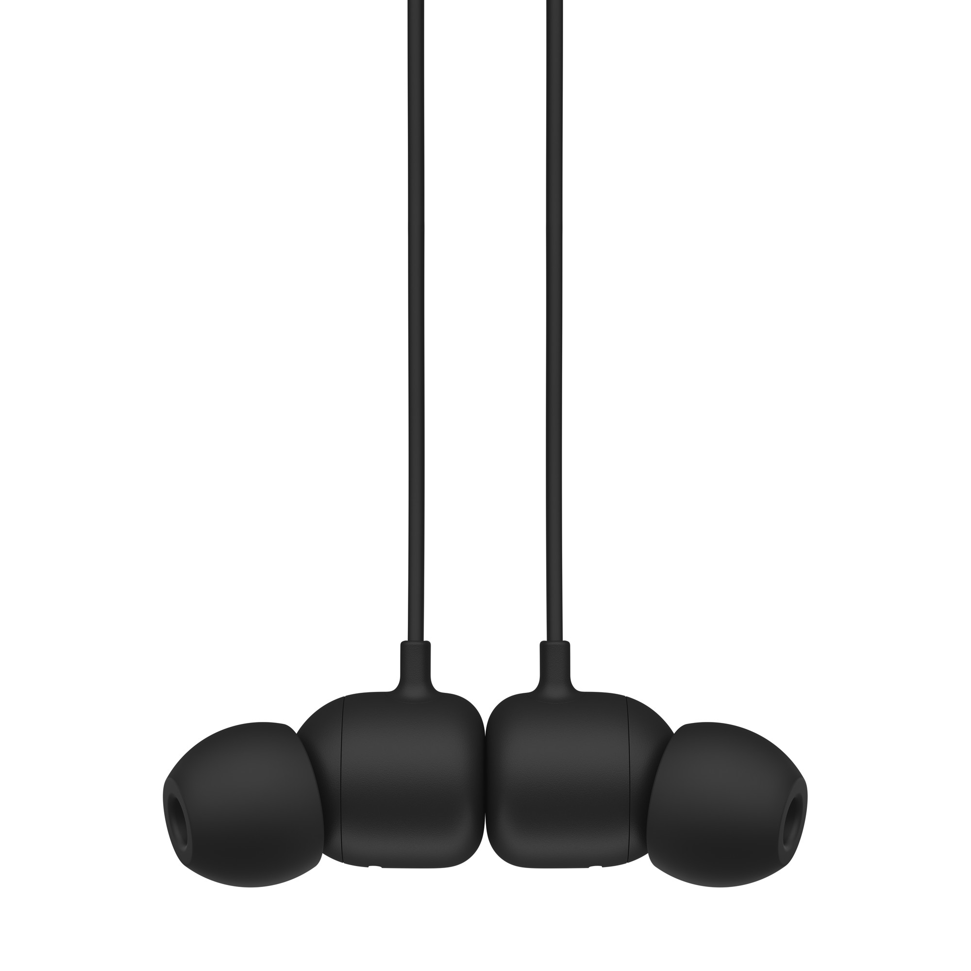 背面同士を合わせたマグネット式イヤーバッド（画像：Beats／Apple）