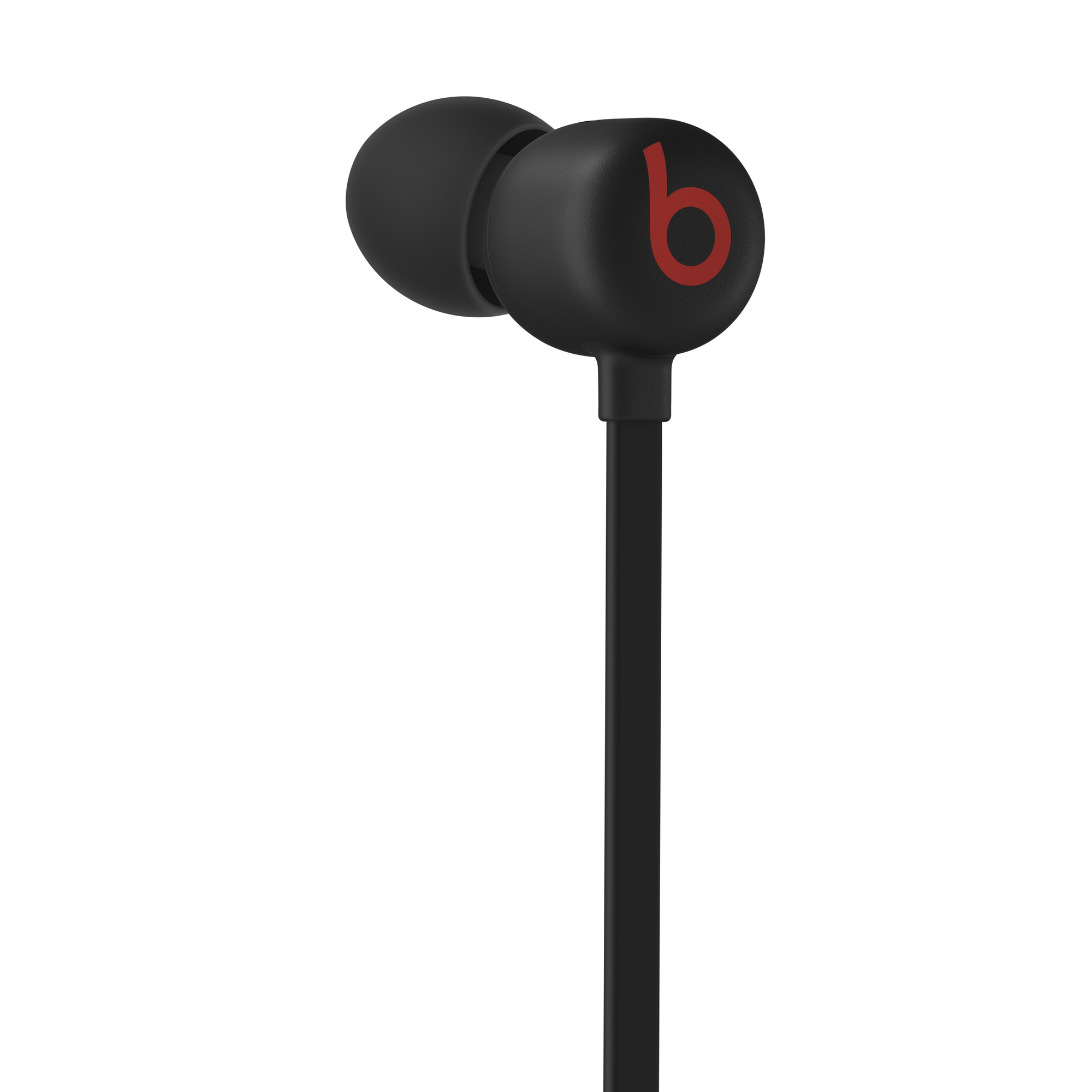 ブラックのイヤーバッドとイヤーチップの接写（画像：Beats／Apple）