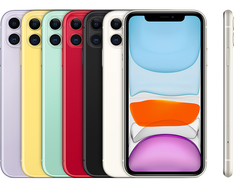 Apple公式のiPhone 11各色の外観
