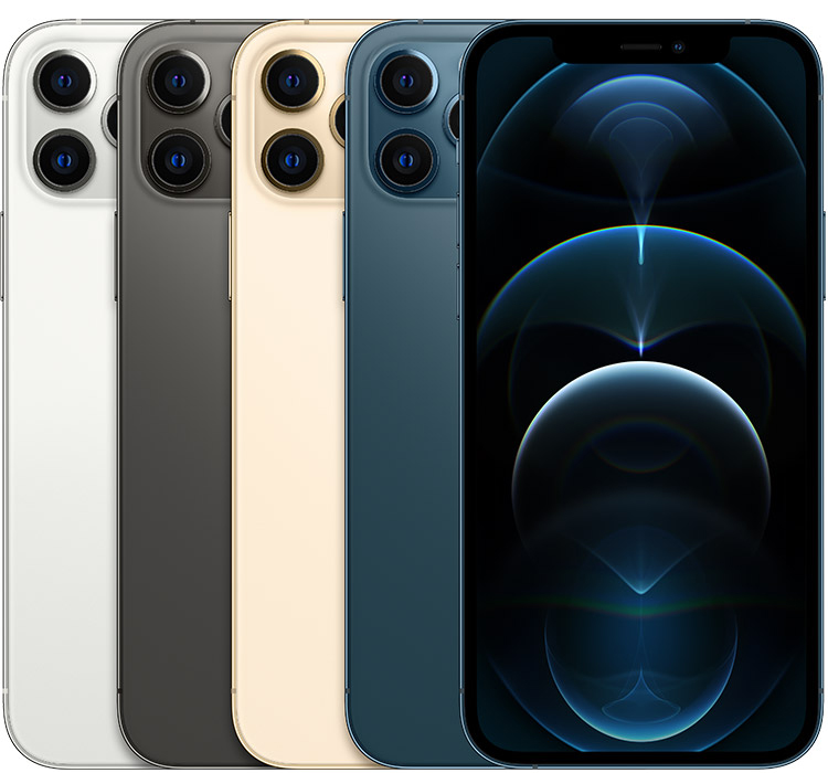 Apple公式のiPhone 12 Pro各色の外観
