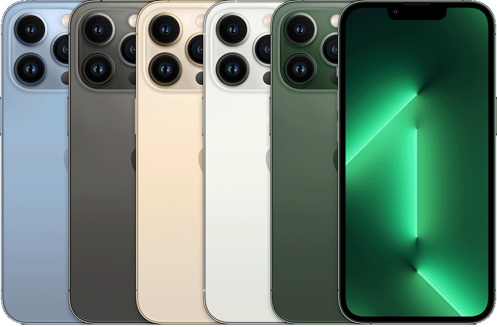 Apple公式のiPhone 13 Pro各色の外観