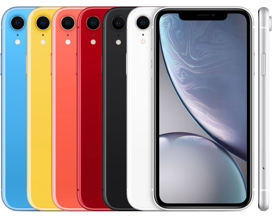 Apple公式のiPhone XR各色の外観