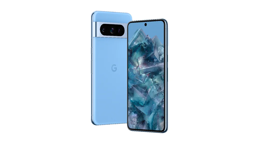 Google Pixel 8 Pro の「Bay」色バリエーションの画像。