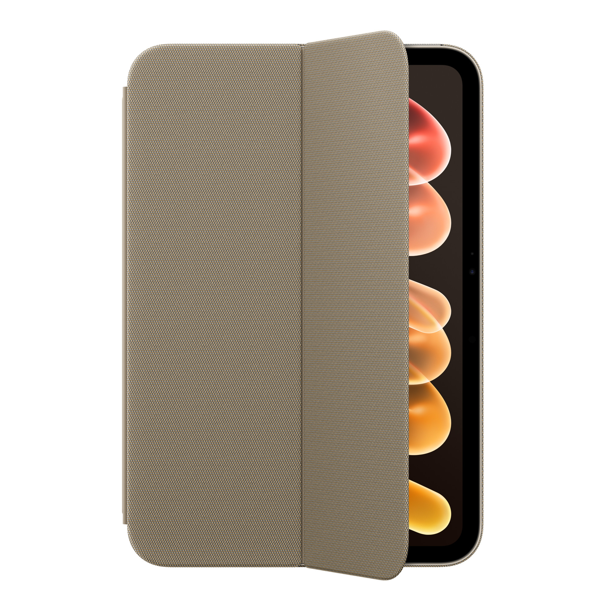 トープの前面パネルを一部めくった状態（画像：Apple）
